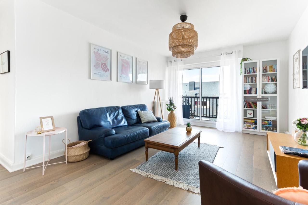 トルヴィル＝シュル＝メールLe Cosy Avec Piscine, Balcon Et Parkingアパートメント エクステリア 写真