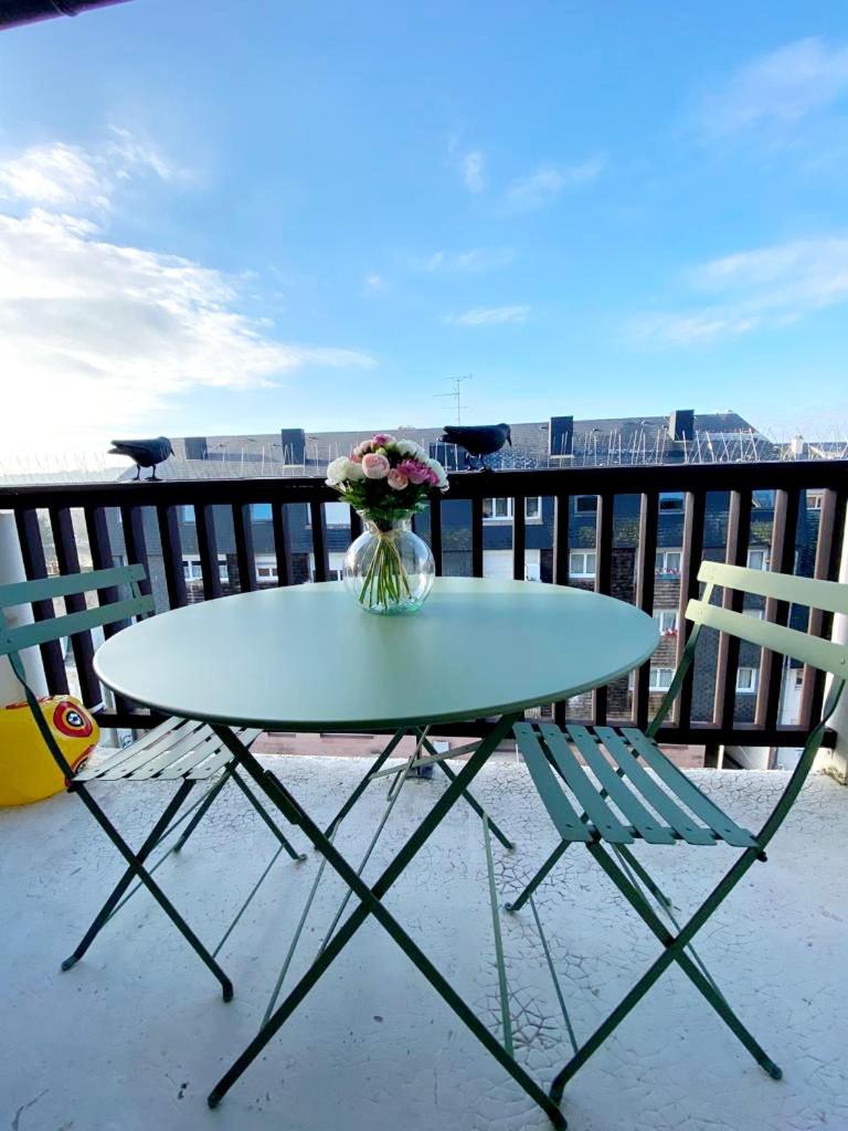 トルヴィル＝シュル＝メールLe Cosy Avec Piscine, Balcon Et Parkingアパートメント エクステリア 写真